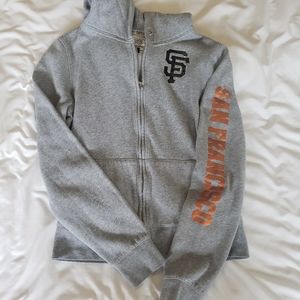 Victoria Secret PINK San Francisco Giants zip up hoodie. Size large